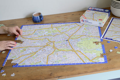 A-Z Map of  Edinburgh 1000 or 300 Piece Jigsaw