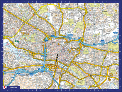 A-Z Map of  Glasgow 1000 or 300 Piece Jigsaw
