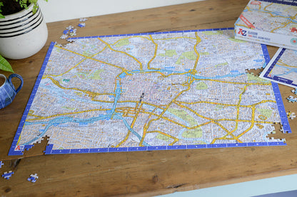 A-Z Map of  Glasgow 1000 or 300 Piece Jigsaw