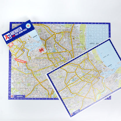 A-Z Map of Aberdeen 1000 Piece Jigsaw