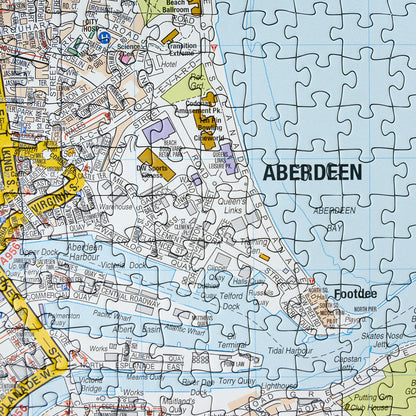 A-Z Map of Aberdeen 1000 Piece Jigsaw