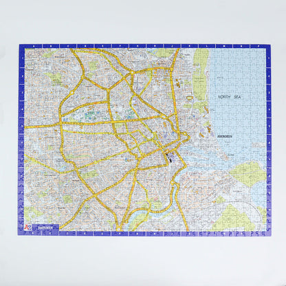 A-Z Map of Aberdeen 1000 Piece Jigsaw