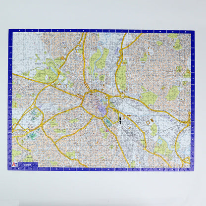 A-Z Map of  Derby 1000 Piece Jigsaw