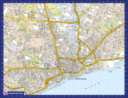 A-Z Map of  Kingston Upon Hull 1000 Piece Jigsaw
