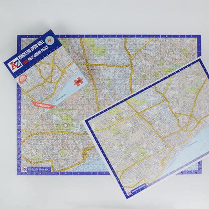 A-Z Map of  Kingston Upon Hull 1000 Piece Jigsaw