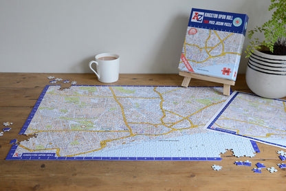 A-Z Map of  Kingston Upon Hull 1000 Piece Jigsaw
