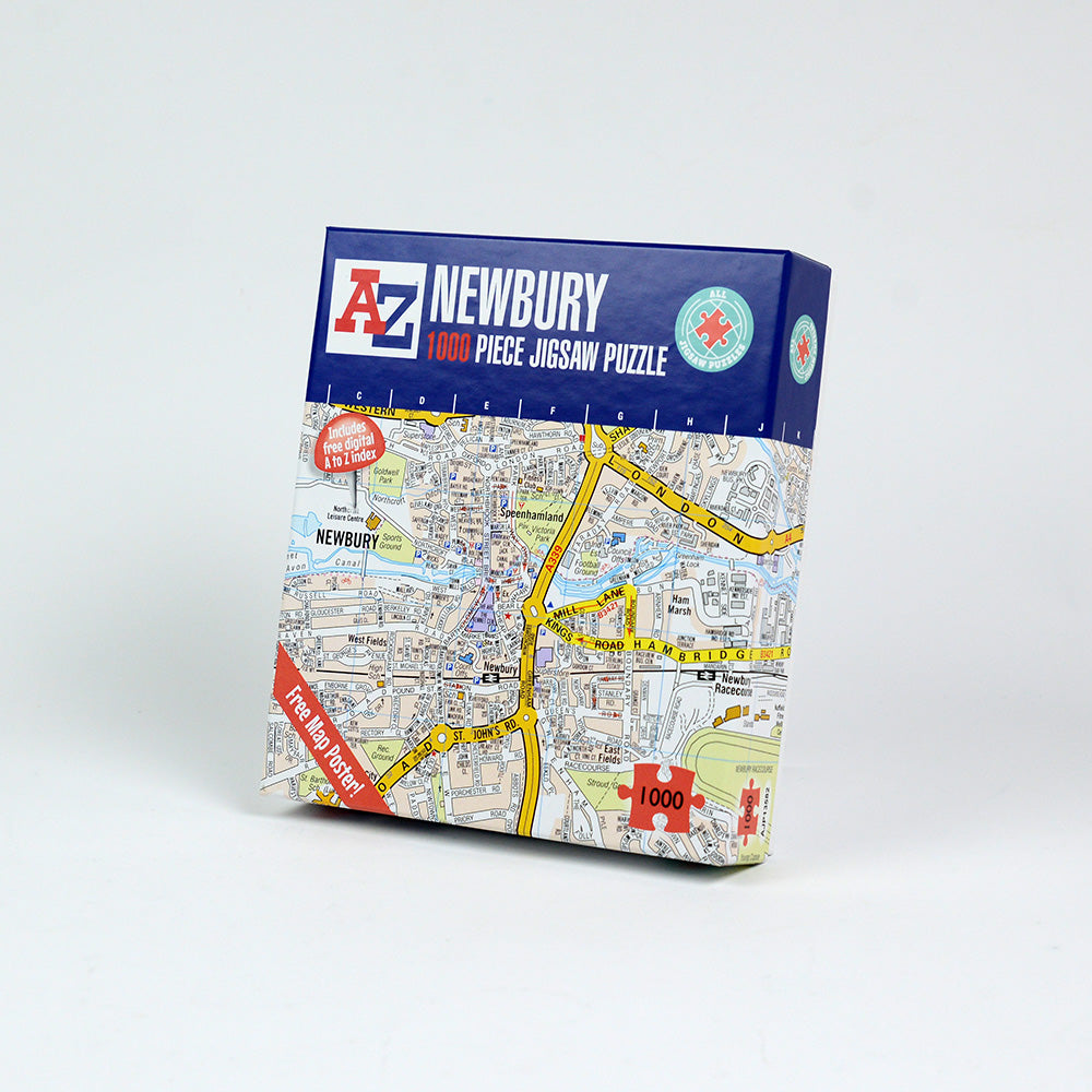 A-Z Map of Newbury 1000 Piece Jigsaw