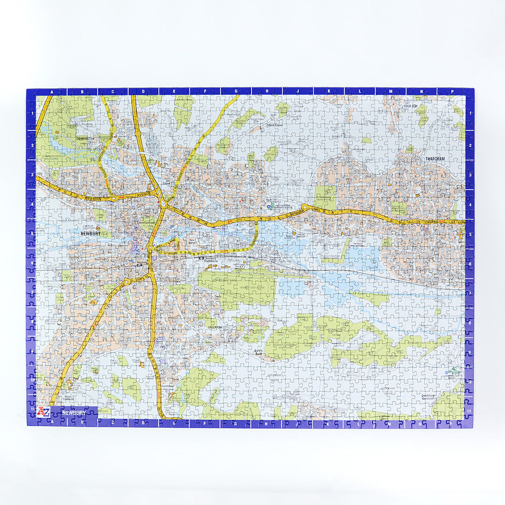 A-Z Map of Newbury 1000 Piece Jigsaw