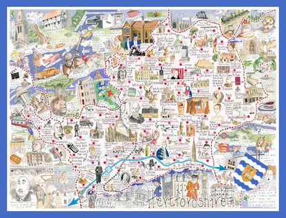Hertfordshire- Tim Bulmer 1000 Piece Jigsaw Puzzle