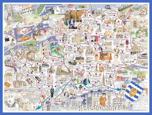 Hertfordshire- Tim Bulmer 1000 Piece Jigsaw Puzzle