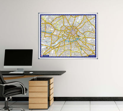 A-Z Map of Manchester Wall Map