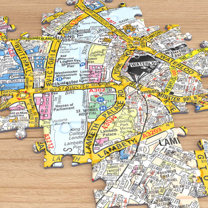 A-Z Map of  London 1000 or 300 Piece Jigsaw