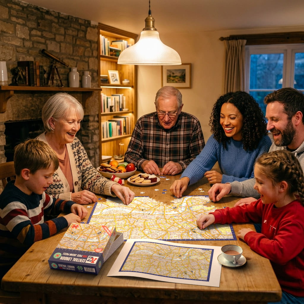 A-Z Map of  London 1000 or 300 Piece Jigsaw
