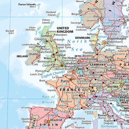 World Political Wall Map