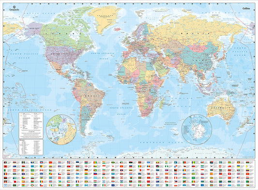 World Political Wall Map
