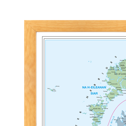 Counties UK Wall Map (Laminated)