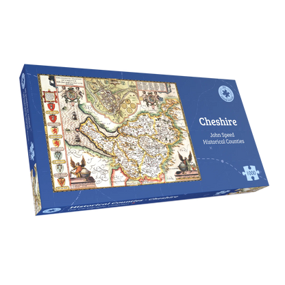 Cheshire Historical Map 1000 Piece Jigsaw Puzzle (1610)