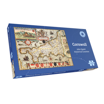 Cornwall Historical Map 1000 Piece Jigsaw Puzzle (1610)