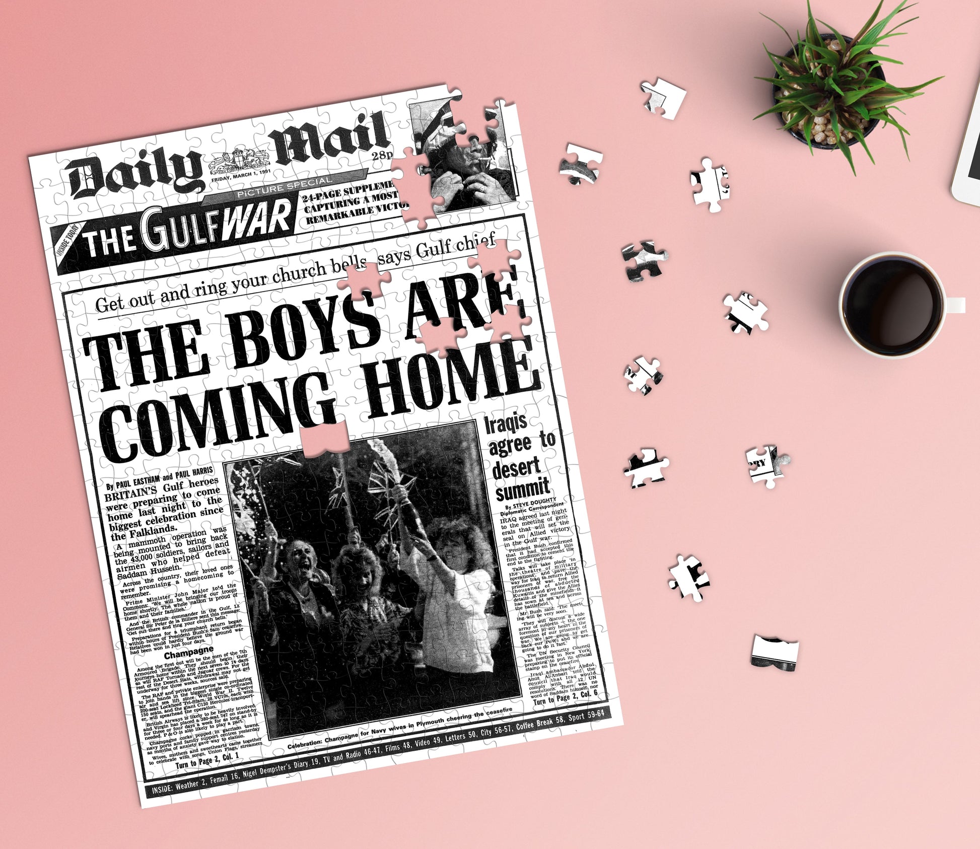 Daily Mail Newspaper Jigsaw Puzzle 3