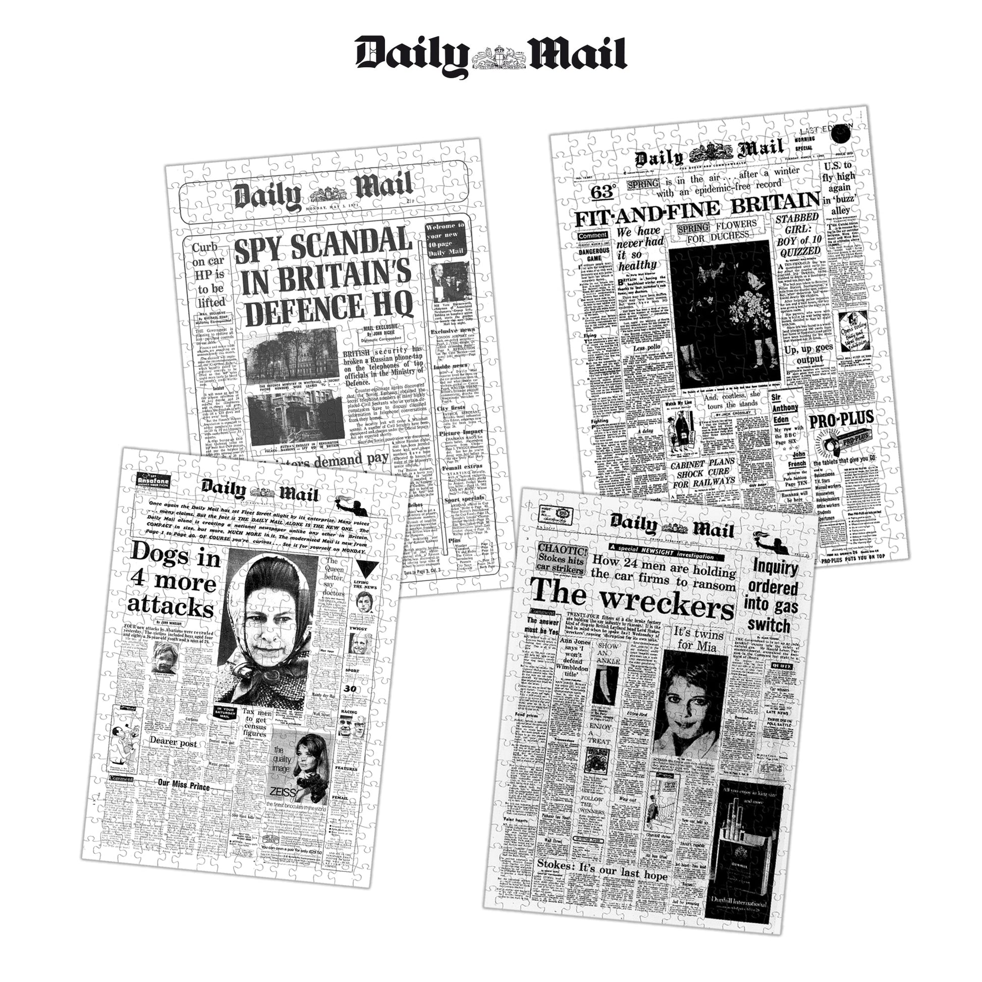 Daily Mail Newspaper Jigsaw Puzzle 5
