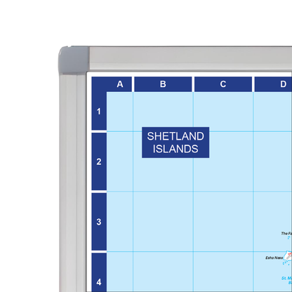 Supersize A-Z British Isles Motoring Wall Map