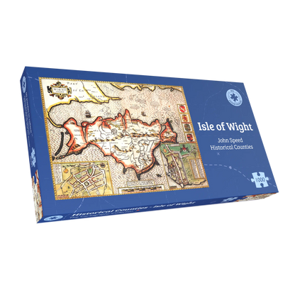 Isle of Wight Historical Map 1000 Piece Jigsaw Puzzle (1610)
