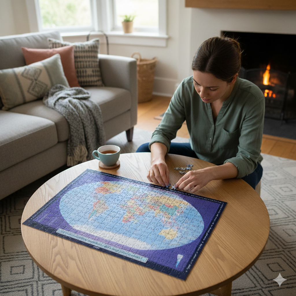 Personalised World Map Jigsaw Puzzle | Butler and Hill – Geopacks