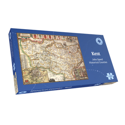 Kent Historical Map 1000 Piece Jigsaw Puzzle (1610)