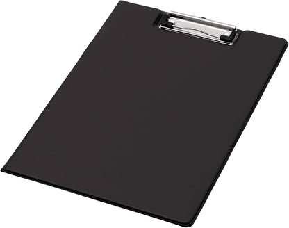 PVC Black Clipboard Folders (5 Pack)