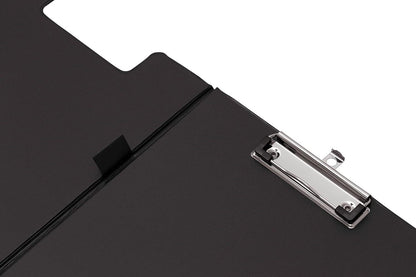 PVC Black Clipboard Folders (5 Pack)