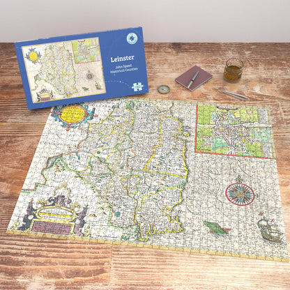 Leinster Historical Map 1000 Piece Jigsaw Puzzle (1610)