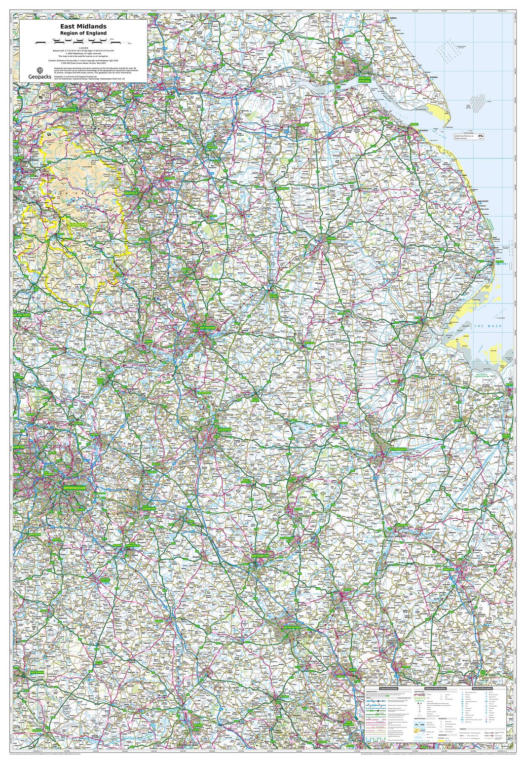 UK Wall Maps – Geopacks
