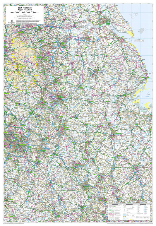 East Midlands: Regional Map