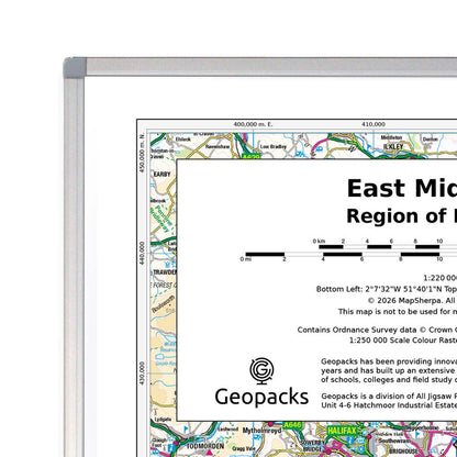 East Midlands: Regional Map