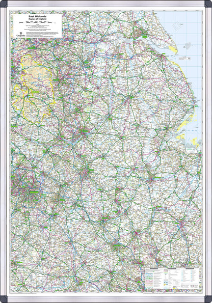 East Midlands: Regional Map