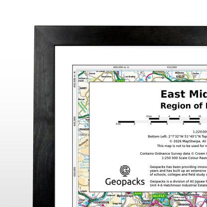 East Midlands: Regional Map