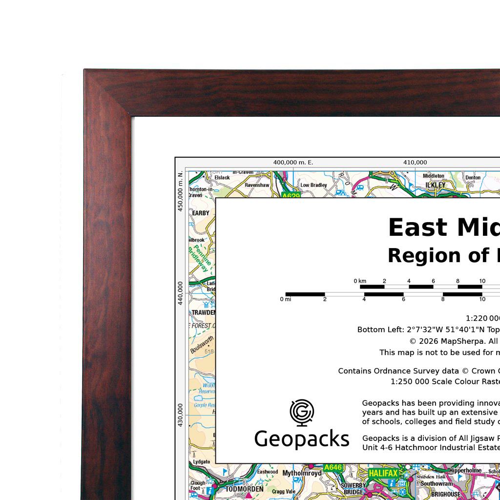 East Midlands: Regional Map
