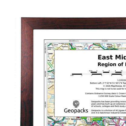 East Midlands: Regional Map