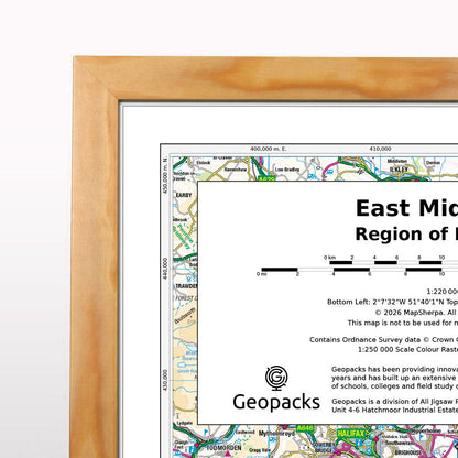 East Midlands: Regional Map