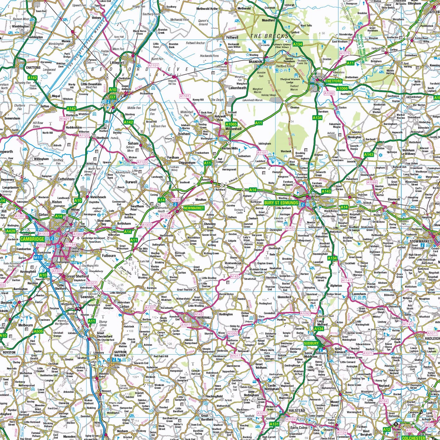 East of England: Regional Map
