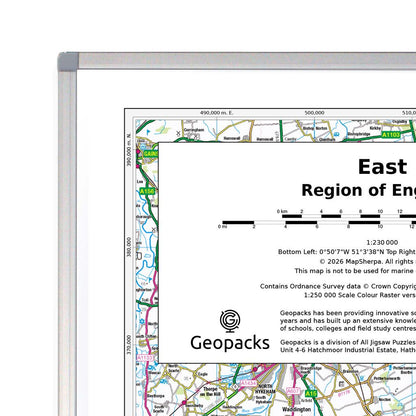 East of England: Regional Map