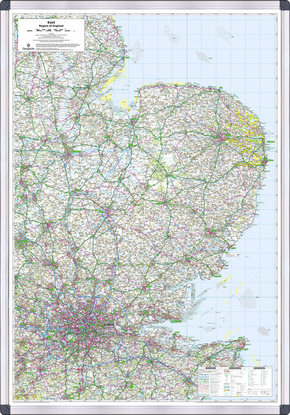 East of England: Regional Map