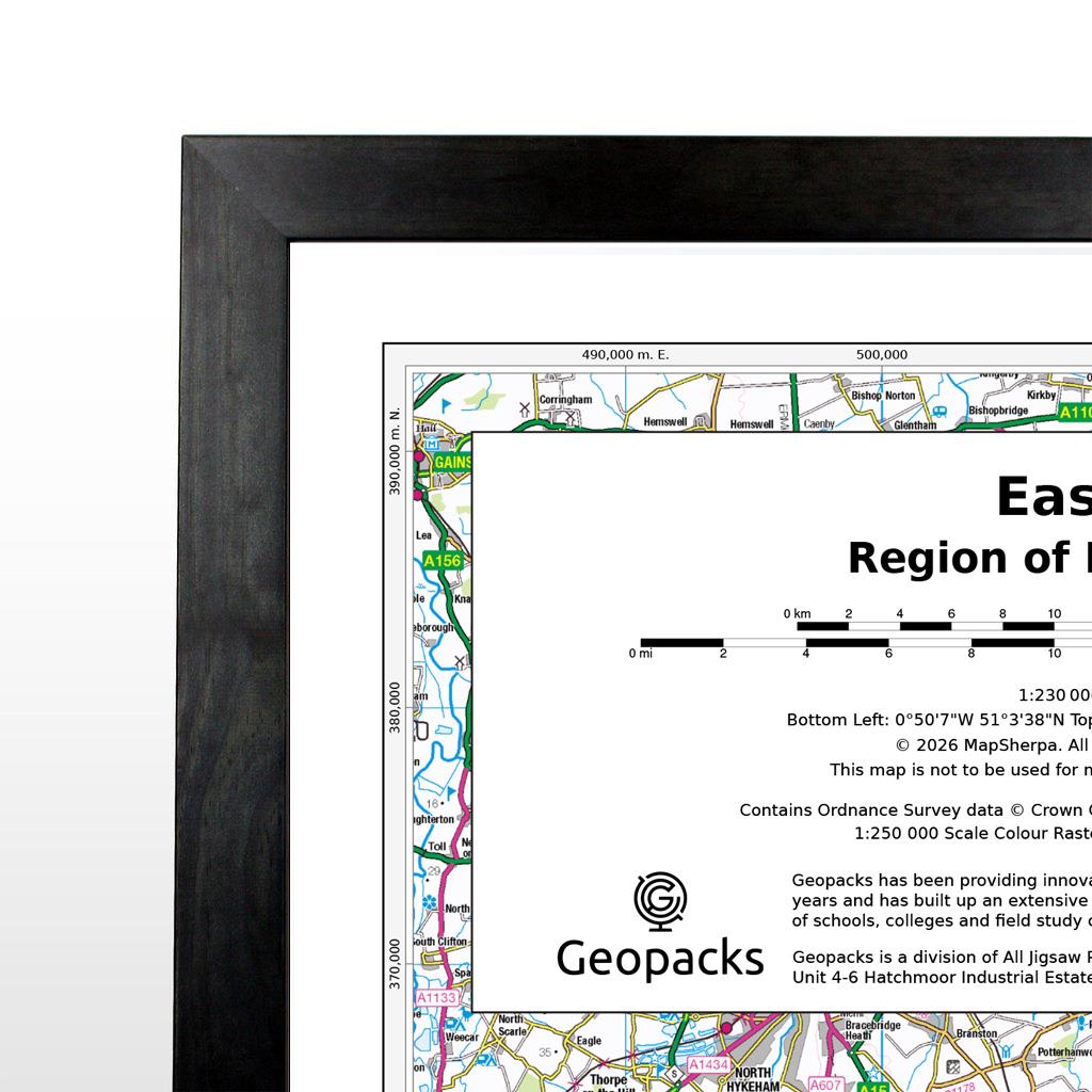East of England: Regional Map