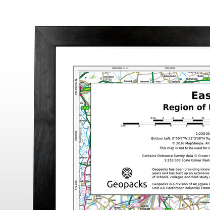 East of England: Regional Map