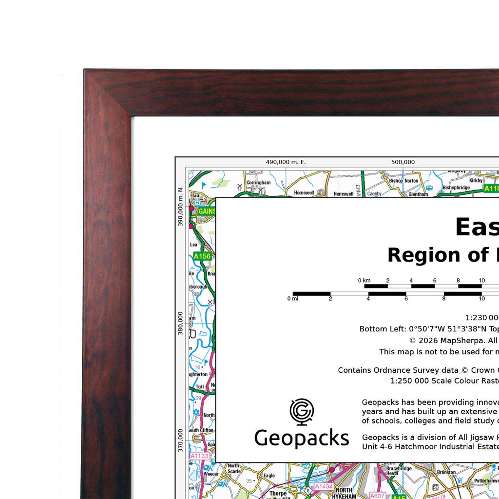 East of England: Regional Map