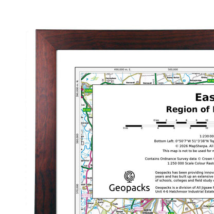 East of England: Regional Map