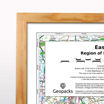 East of England: Regional Map