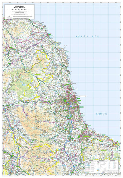 North East England: Regional Map
