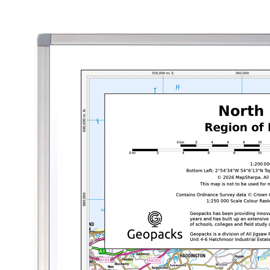 North East England: Regional Map