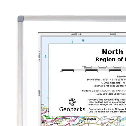 North East England: Regional Map